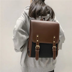 Vintage Schoolbag Large Capacity Backpack Waterproof Sports Bag