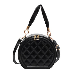 Vintage Small Round Shoulder Bag for Women