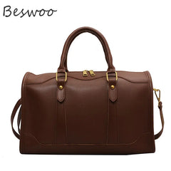 Vintage Shoulder Bag Women Large Capacity Travel Bag Business Trip Crossbody Bag
