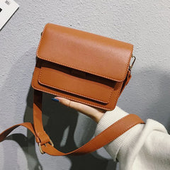 Vintage Crossbody Bag for Woman - PU Leather Bags