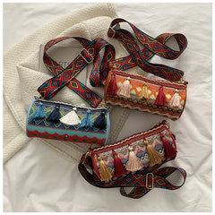 Vintage Shoulder Bags for Women Crossbody Bag Purse Lady Barrel