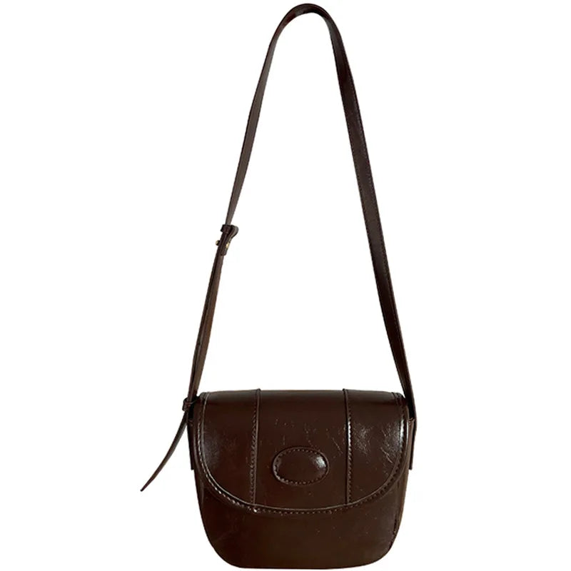 Vintage Crossbody Bag for Women PU Leather Messenger