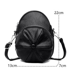 Vintage Shoulder Messenger Bags for Women Soft Leather Ladies Handbags