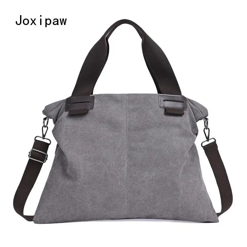 Vintage Canvas Large Capacity Handbag for Women