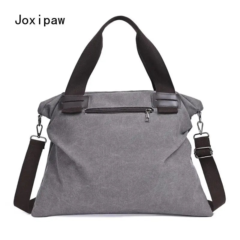 Vintage Canvas Large Capacity Handbag for Women