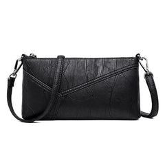 Vintage Small Brown Pu Leather Women Shoulder Bag Mini Crossbody Bags
