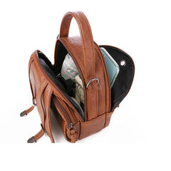 Vintage Small Shoulder Bag Soft PU Leather Crossbody Bag