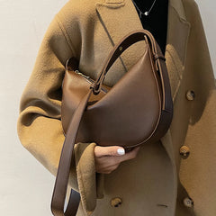 Vintage Square Crossbody Bag PU Leather Women's Handbag