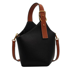 Vintage Tote Bucket Bag PU Leather Crossbody Shoulder Bags for Women