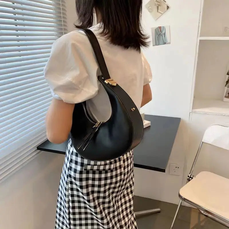 Vintage Ladies Shoulder Bag PU Leather Handbag Women Female Purse