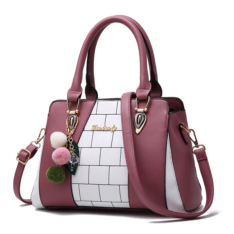 Vintage Women Bags PU Leather Handbag Ladies Messenger Bags Tassel