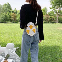 Vintage Duck Shape PU Leather Shoulder Crossbody Messenger Bag