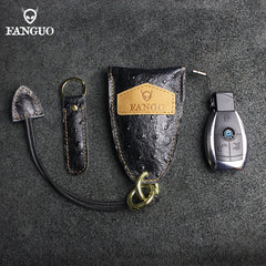 Vintage Women Key Wallet Leather Car Smart Key Holder Bag