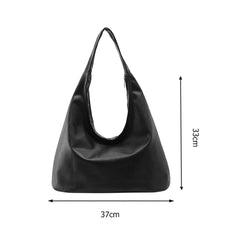 Vintage Women PU Leather Handbag Casual Rinestone Large Shoulder Bag