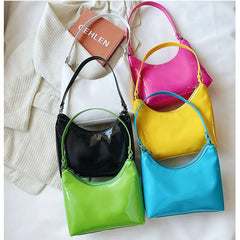 Vintage Women PU Leather Shoulder Bag