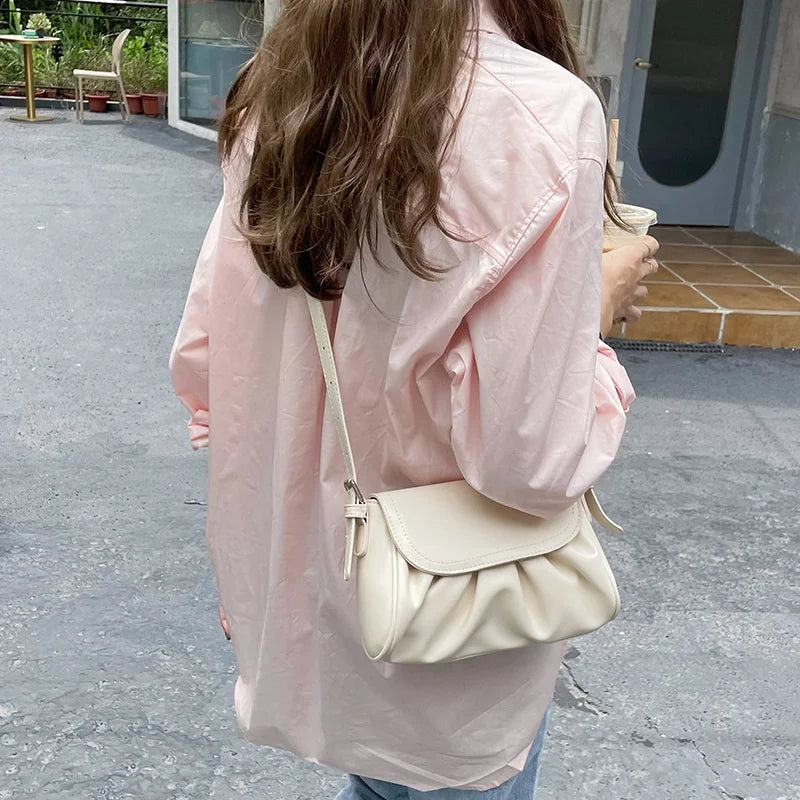 Vintage Women Shoulder Bag Small Handbag Purse Square Flap