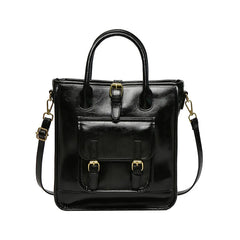 Vintage Women Pu Leather Handbags Casual Small Shoulder Tote Bag