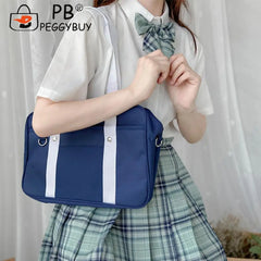 Vintage Women Shoulder Bag Oxford Messenger Bag Contrast Leisure Handbags
