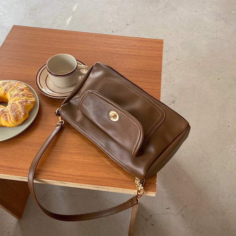 Vintage Women Shoulder Bag Large Capacity Crossbody Bags