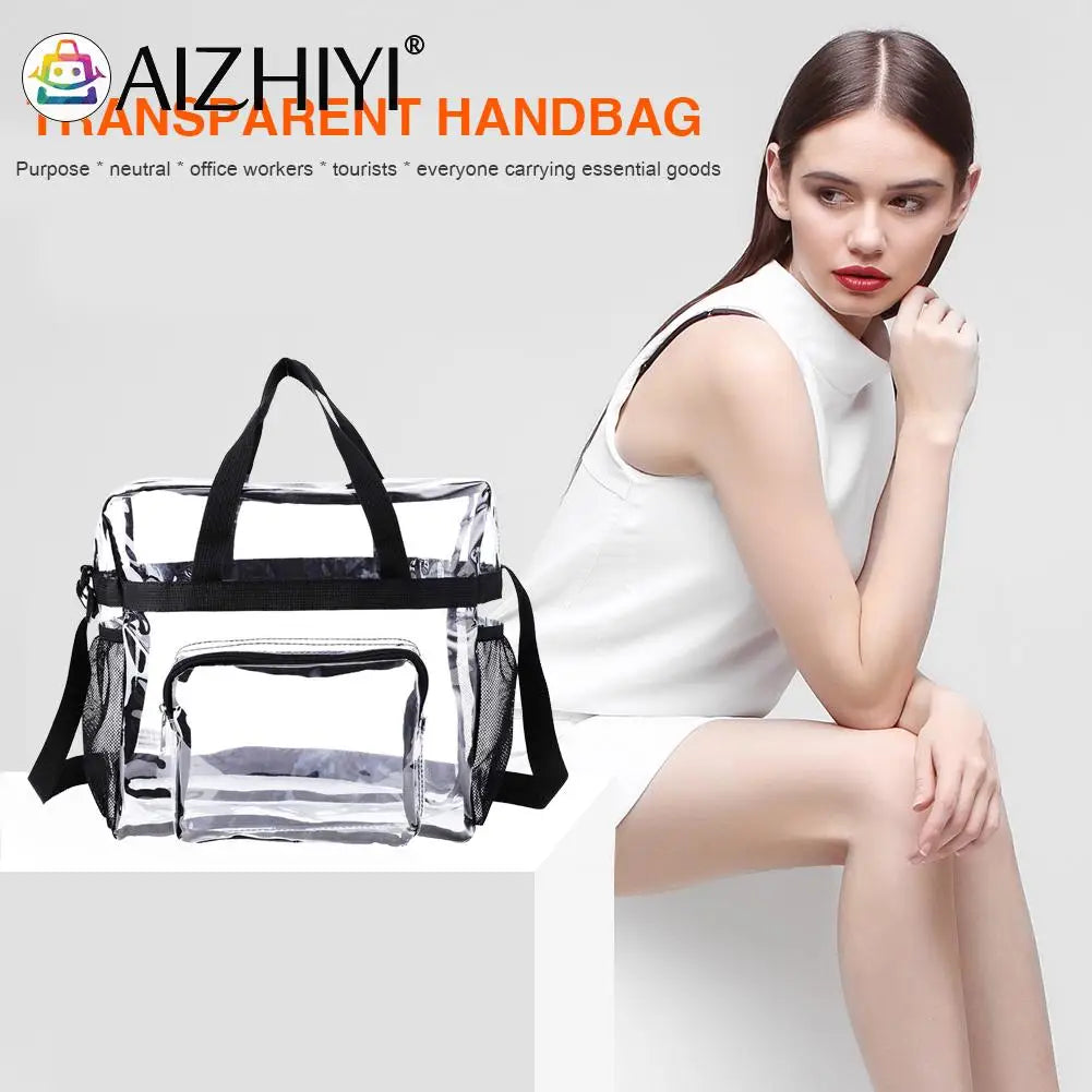 Vintage PVC Women Shoulder Bag Large Capacity Crossbody for Travel