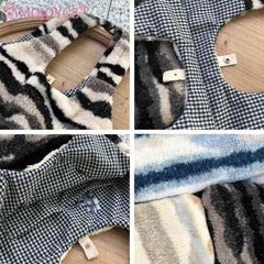 Vintage Women Tote Bag Large Capacity Shoulder Handbag for Autumn Winter