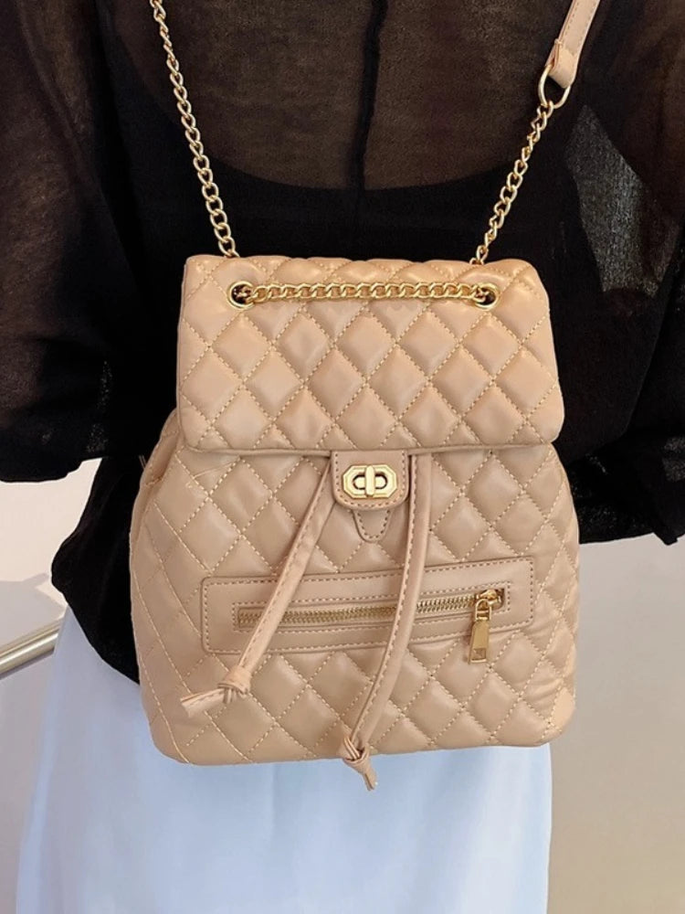 Vintage Nylon Anti-theft Women's Backpack