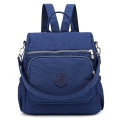 Vintage Women Backpack Nylon Anti-theft Female Casual Daypack