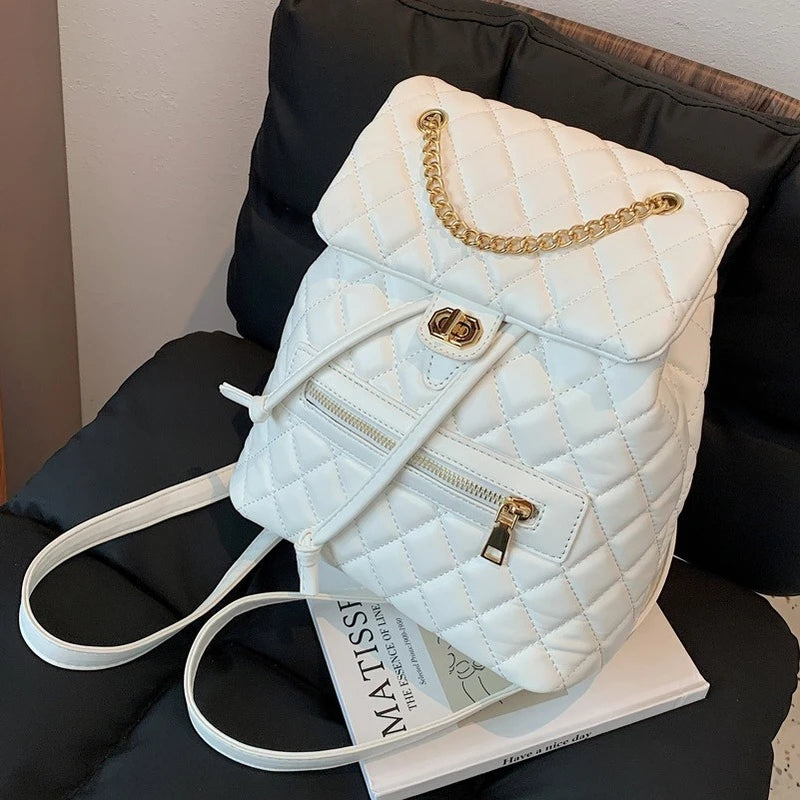 Vintage Nylon Anti-theft Women's Backpack