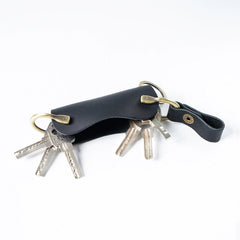 Vintage Leather Key Bag, Manual Key Storage Bag, Car Key Bag