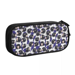 Violet Masked Lovebird Pen Box Student School Anime Zipper Pen Bag