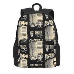 Arrakis Backpacks: Stylish Men's & Women's School Bag with Zipper