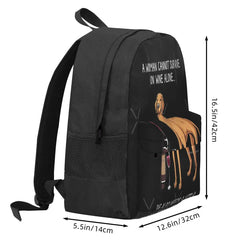 Vizsla And Wine Funny Dog 2 Backpacks Men's Backpacks Bags For Women Anime