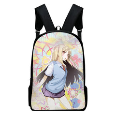 Anime Printed Zipper Bag Casual Students Backpack