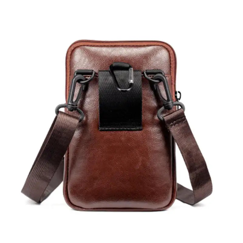Men's Multi-Function Carry-On Bag - Small Shoulder Diagonal Sports Phone Pouch