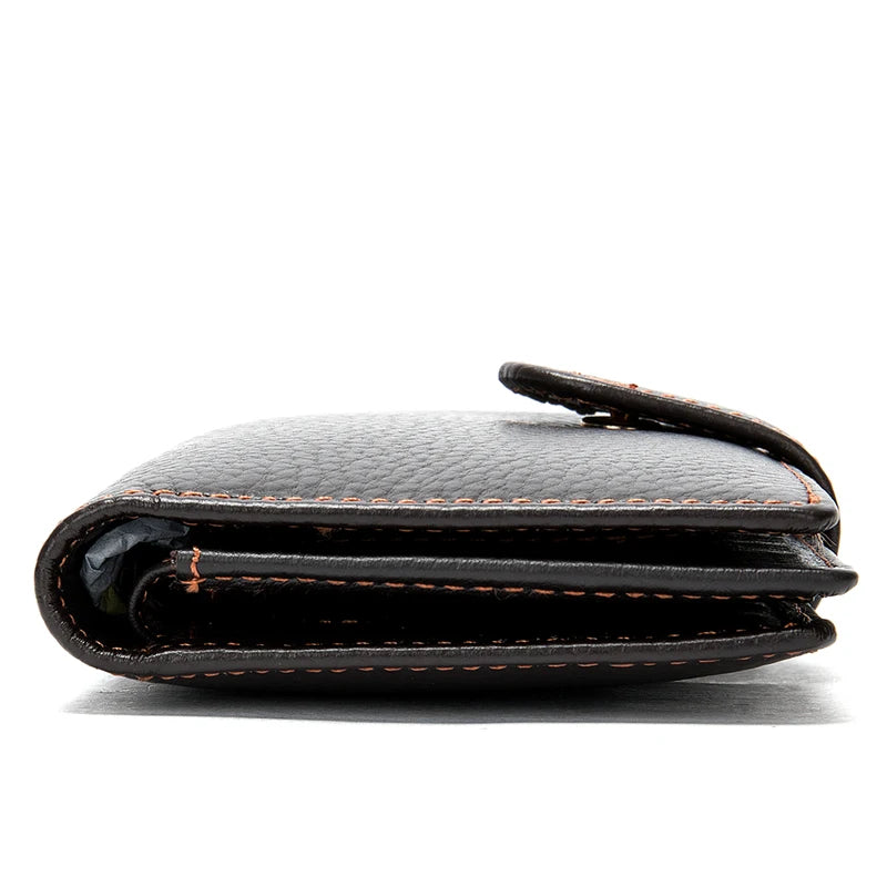 Men's Leather Wallet Cardholder Slim Wallet Driver Holder 8593