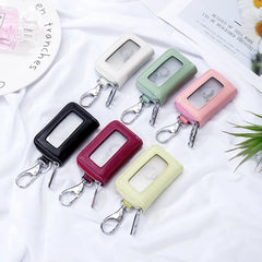 Leather Key Wallet Key Holder Keys Organizer Case Unisex Keychain