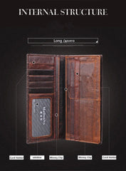 Bull Pattern Leather Men Wallet