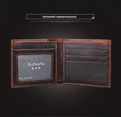 Bull Pattern Leather Men Wallet