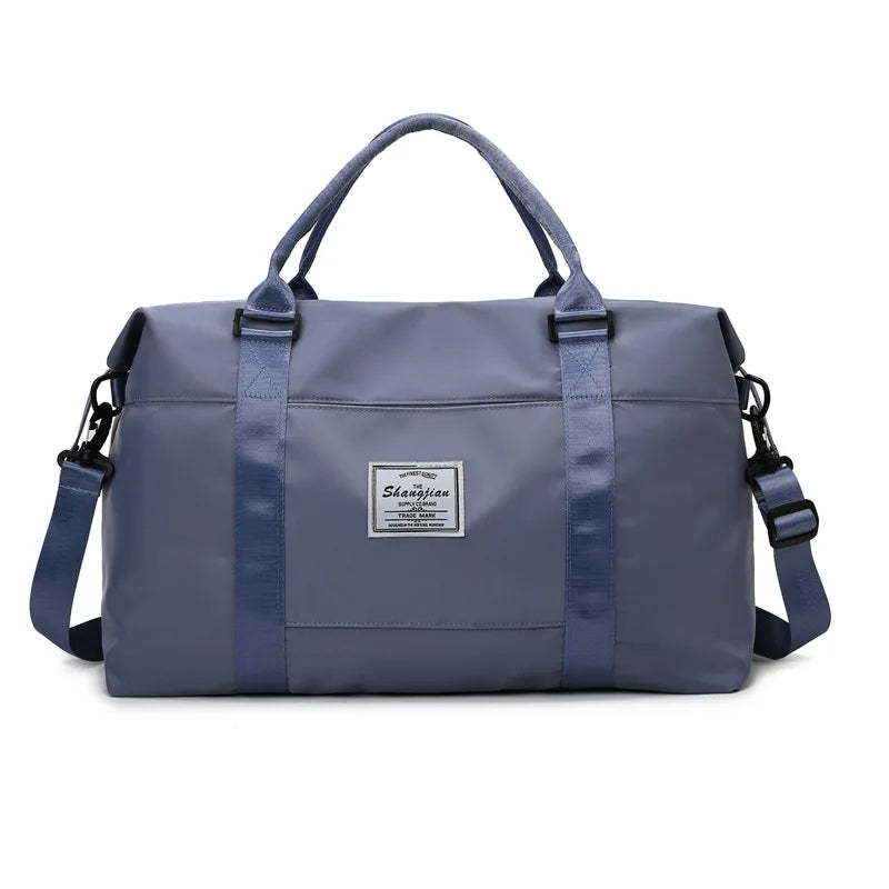 WHYY Large Travel Bag Women Cabin Tote Bag Handbag Nylon Waterproof Shoulder Bag