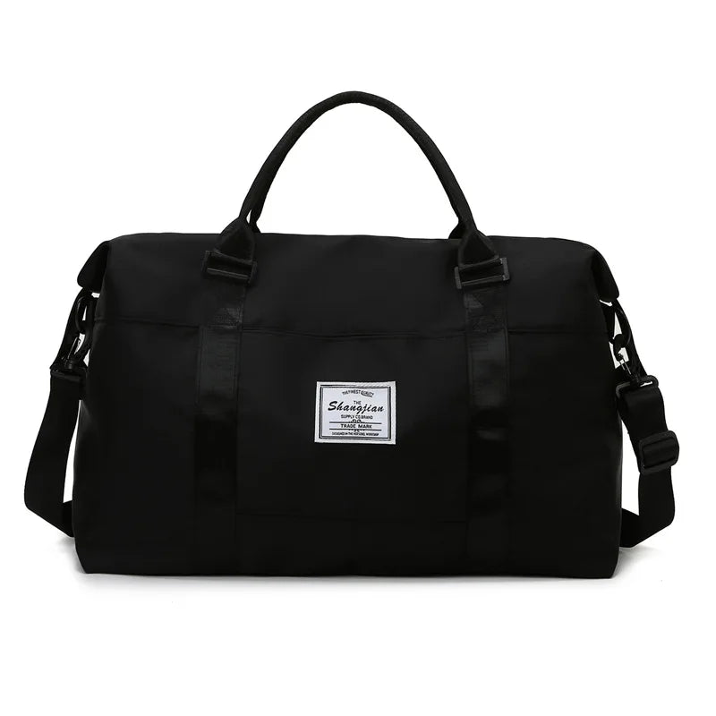 WHYY Large Travel Bag Women Cabin Tote Bag Handbag Nylon Waterproof Shoulder Bag