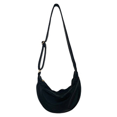 WHYY Hobo Style Neutral Dumpling Crossbody PU Leather Bag
