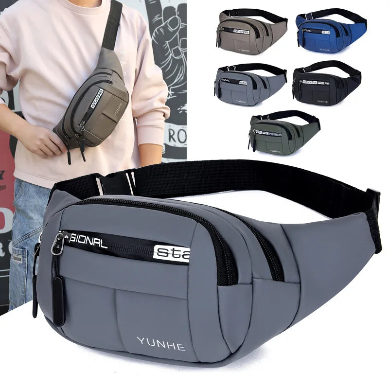Harajuku Style Waist Bag Fanny Pack Unisex Hip-Hop Bum Bag Travel Chest Bag