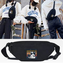 Waist Bag Sunglasses Horse Print Chest Bags Men Women Crossbody Bag