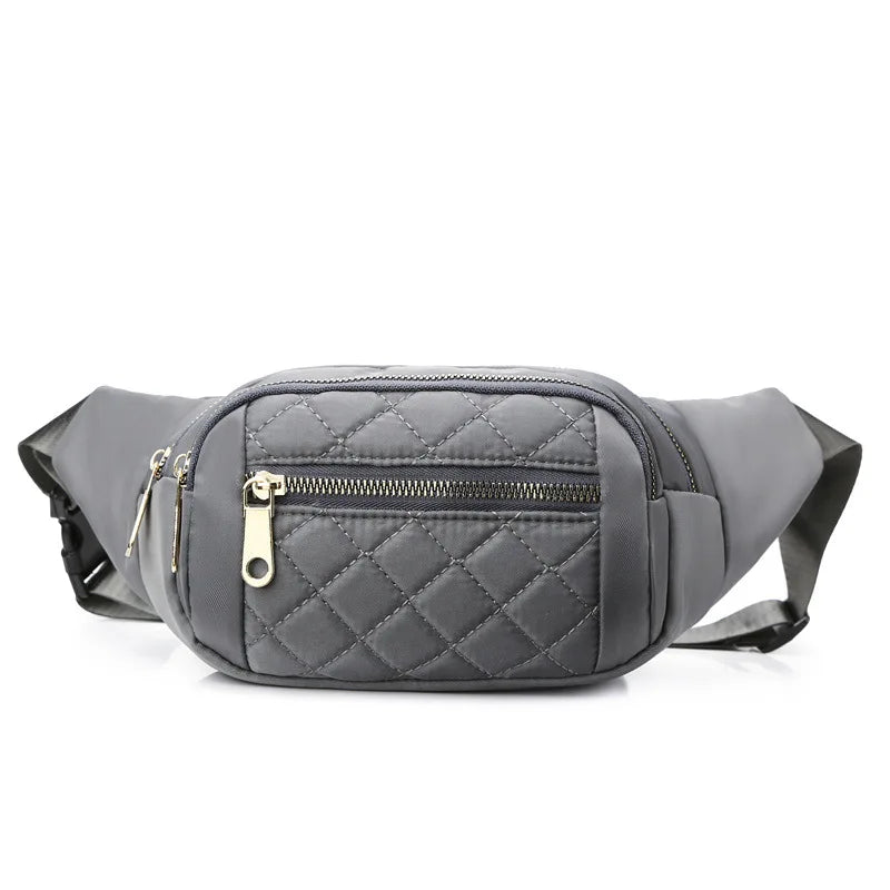 Women's Waist Bag Fanny Pack Oxford Sports Bum Bag Chest Pocket