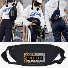 LOVE Letter Print Waist Bag Chest Bag Casual Running Jogging Belt Pouch