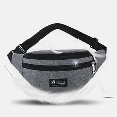Large Capacity Sports Fanny Pack Outdoor Solid Chest Bag