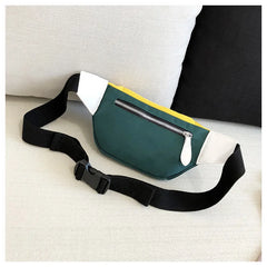 Canvas Waist Bag Women Letter Bum Bag Packs