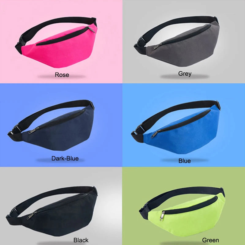 Waist Bag Travel Hip Bum Bag Ladies Belly Pouch for Phone Coins