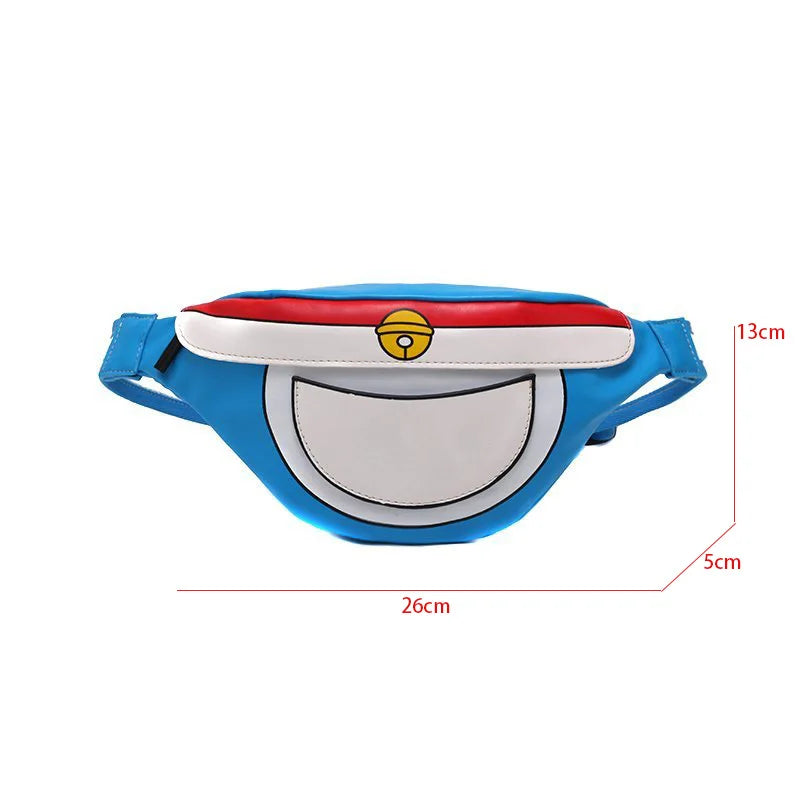 Women's Cartoon Waist Bag Fanny Pack Hip Package Crossbody Purse PU Leather