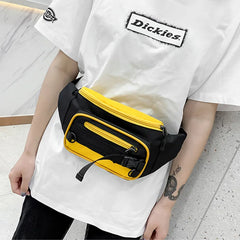 Canvas Waist Bag Women's Fanny Pack Bum Package Hip Hop Bag